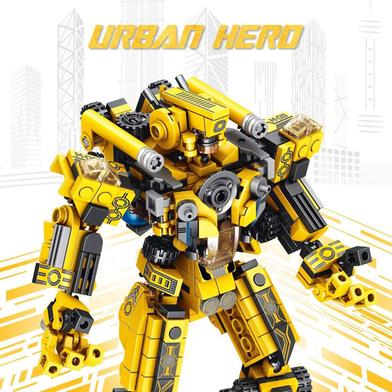 Panlos 12 In 1 Project Mecha 1 To 25 City Building Bricks Kids Toy image