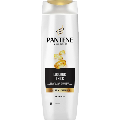 Pantene Luscious Thick Shampoo Bottles 180 ml image