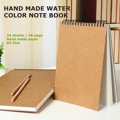 Paper Tree Hand Made Paper Water Color Note Book A5 Size image