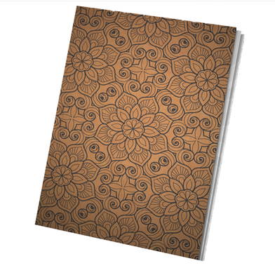 Paper Tree Vintage Notebook Sketchbook Drawing Sketchpad- FULL VINTAGE FLOWER image