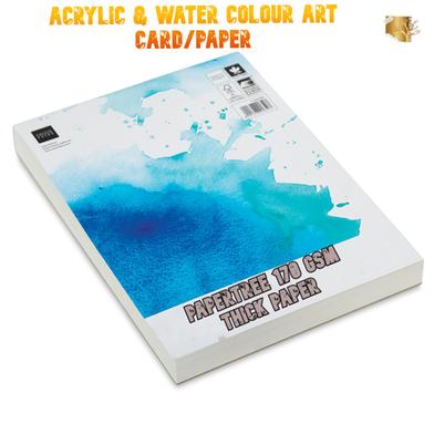 Papertree Acrylic and Water Color Paper- 10 Pcs image