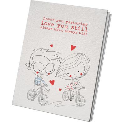 Papertree Ruled Notebook (Love you yesterday love you still) image