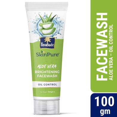Parachute SkinPure Aloe Vera Brightening Facewash (Oil Control) 100gm image