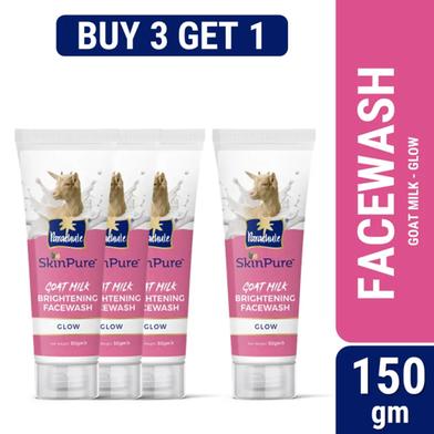 Parachute SkinPure Goat Milk Brightening Facewash (Glow) 50gm (Buy 3 Get 1 Free) image