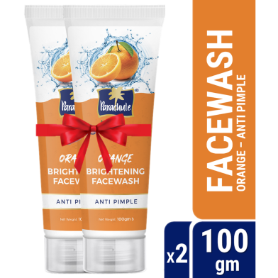 Parachute SkinPure Orange Brightening Facewash (Anti Pimple) Double Pack (100gm x 2) image