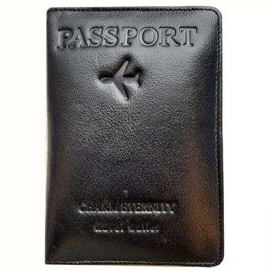 Passport Wallet - Travel Document Holder with RFID Blocking/Card Passport Holder Black Colour image