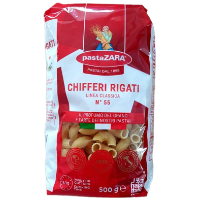 Pasta Zara F. To 055 Chifferi Rigati- 500 Gm image