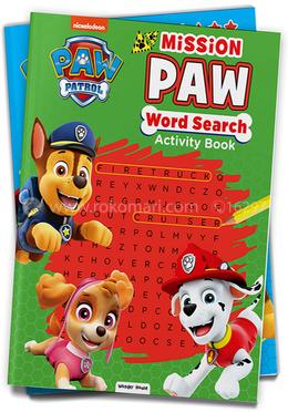 Paw Patrol Mission Paw Word Search Activity Book image