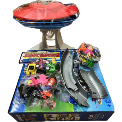 Paw Patrol Watchtower With Music Toy Car Rescue Bus Toy Set Children's Birthday Gift image