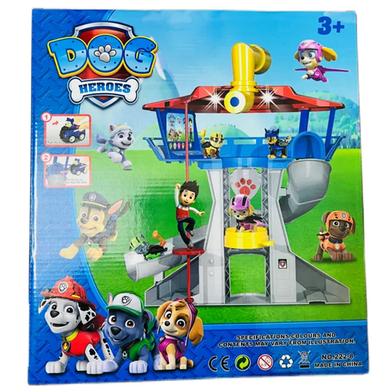 Paw Patrol Watchtower With Music Toy Car Rescue Bus Toy Set Children's Birthday Gift image