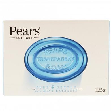 Pears Transparent Soap Pure and Gentle with Mint Extracts (125 gm) image