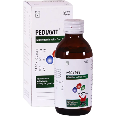 Pediavit Syrup 100 ml bottle image