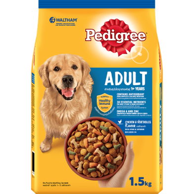 Pedigree Adult 1Plus Years Chicken and Vegetables Flavor 1.5 kg image