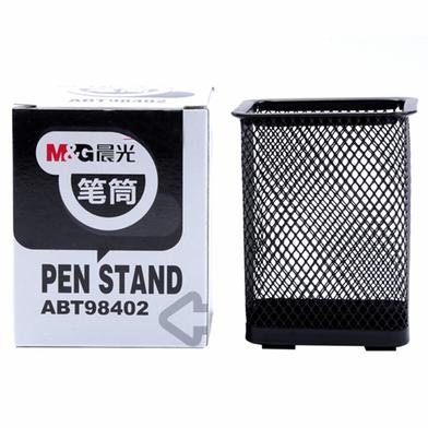 M and G Metal Pen Holder Black Square image