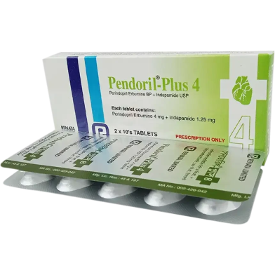 Pendoril Plus 1.25 mg 4 mg Tablet 10 Strip image