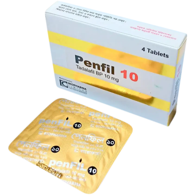 Penfil 10mg Tablet 4's Strip image