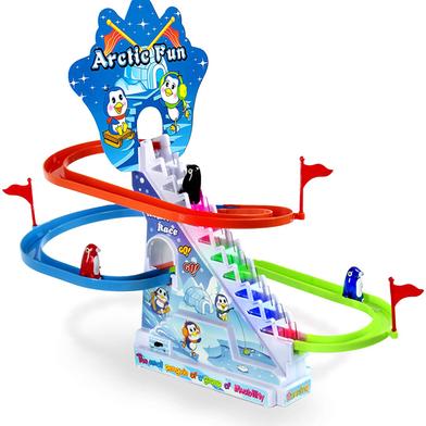 Penguin Go Racer Track Toy Climbing Stairs Toys image