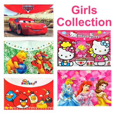Pentagon File for Girls (FC-8008) (Hello Kitty, Princes, The World of Cars, Phoo, Angry Bird) image