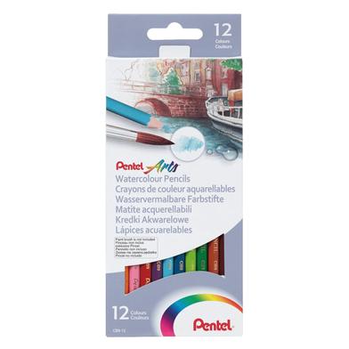 Pentel 12 Water Color Pencils Set image