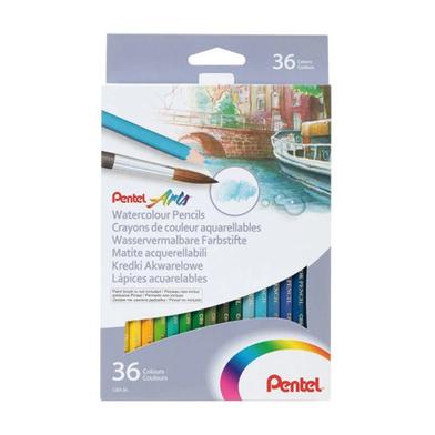 Pentel 36 Water Color Pencils Set image