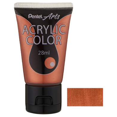 Pentel Acrylic Color 28ML - Copper image