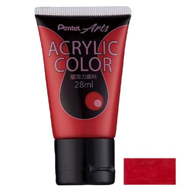 Pentel Acrylic Color 28ML - Crimson image