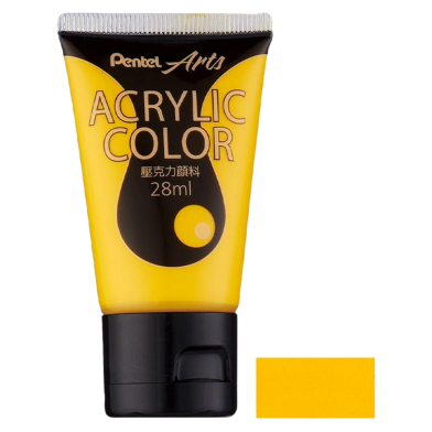 Pentel Acrylic Color 28ML - Deep Yellow image