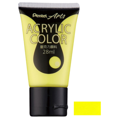 Pentel Acrylic Color 28ML - LEMON Yellow image