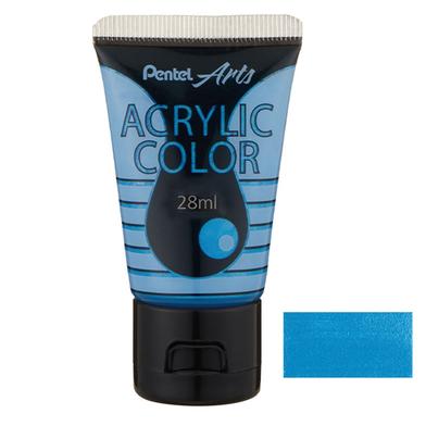 Pentel Acrylic Color 28ML - Metallic Blue image