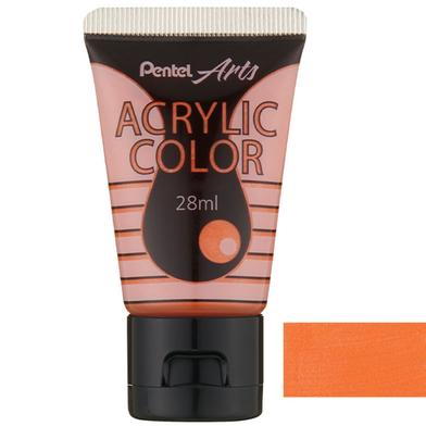 Pentel Acrylic Color 28ML - Metallic Orange image