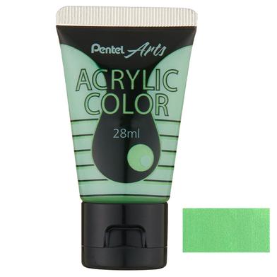 Pentel Acrylic Color 28ML - Metallic Yellow Green image