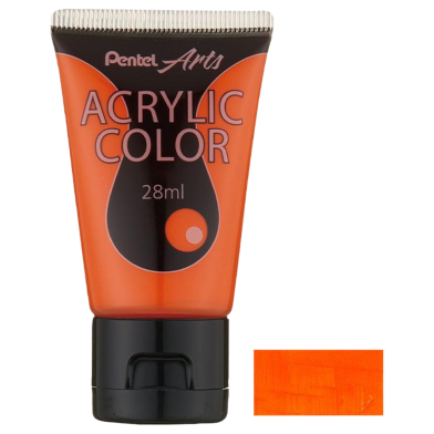Pentel Acrylic Color 28ML - Orange image