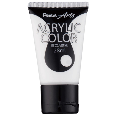 Pentel Acrylic Color 28ML - White image