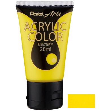Pentel Acrylic Color 28ML - Yellow image