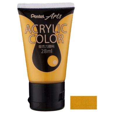 Pentel Acrylic Color 28ML - Yellow Ocher image