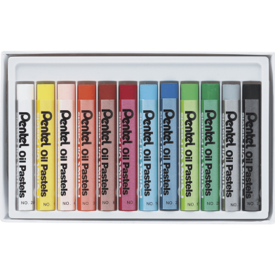 Pentel Artist Oil Pastel 12 Color Set image