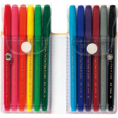 Pentel Arts Color Pen Assorted 12 Color Set - S360-12