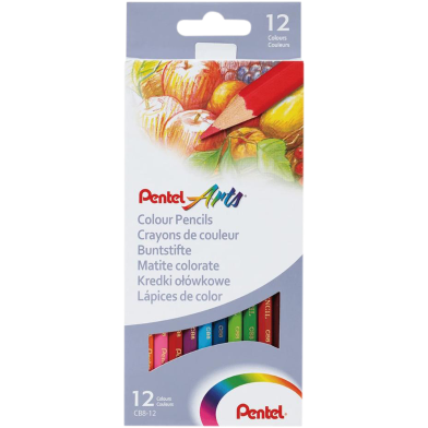 Pentel Arts Colors Pencils 12 Pcs Set image
