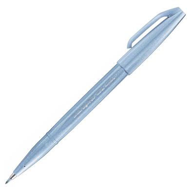 Pentel Brush Sign Pen - Gray Blue image