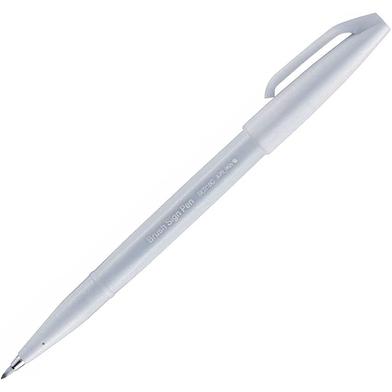 Pentel Brush Sign Pen - Light Gray image