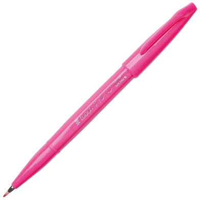 Pentel Brush Sign Pen - Pink image