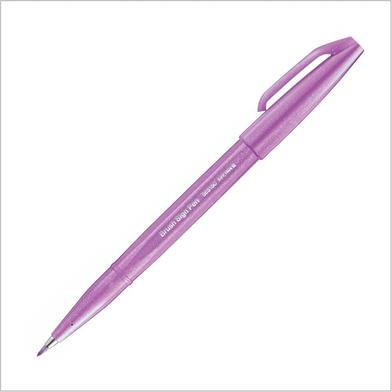 Pentel Brush Sign Pen - Pink Purple image