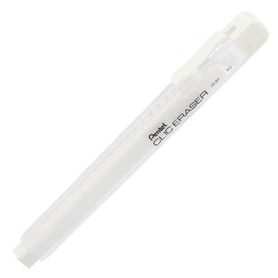 Pentel Clic Eraser ZE81-Transparent White Barrel White(NON PVC) image