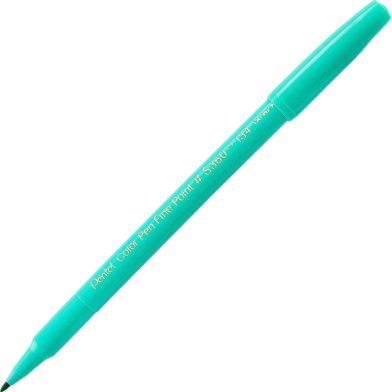 Pentel Color Pen Single Color Emerald Green image