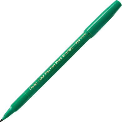 Pentel Color Pen Single Color Green image