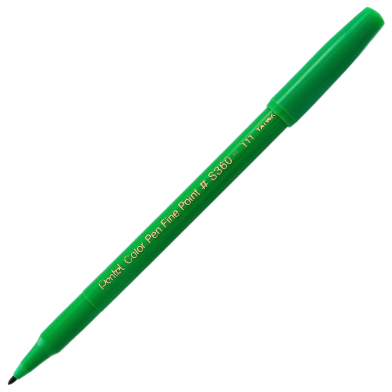 Pentel Color Pen Single Color Light Green image