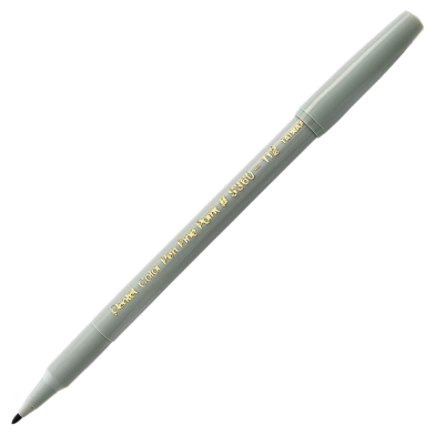 Pentel Color Pen Single Color Light Grey image