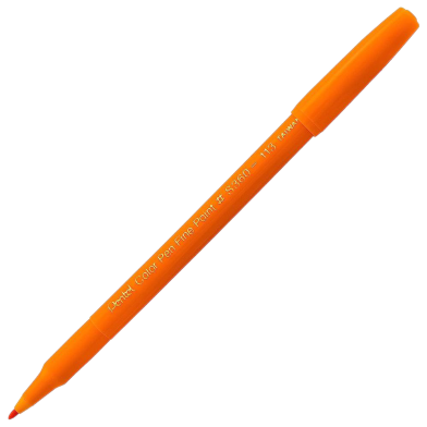 Pentel Color Pen Single Color Ochre image