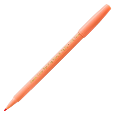 Pentel Color Pen Single Color Pale Orange image