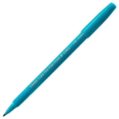 Pentel Color Pen Single Color Tarquoise image